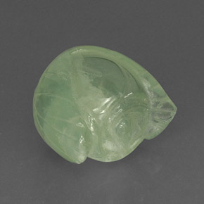 18,17 ctw natürlicher grüner Prehnit, Transparent, Transparent / Lichtdurchlässig