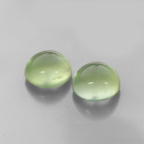  ct natürliche grüner Prehnit-Edelsteine, Transparent, Transparent / Lichtdurchlässig