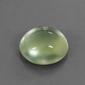 3,81 ctw natürlicher grüner Prehnit, Transparent, Transparent / Lichtdurchlässig