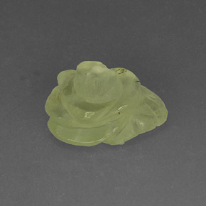 9,72 ctw natürlicher grüner Prehnit, Transparent, Transparent / Lichtdurchlässig