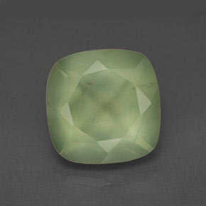 7,15 ctw natürlicher grüner Prehnit, Transparent, Transparent / Lichtdurchlässig