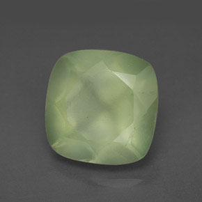 7,15 ctw natürlicher grüner Prehnit, Transparent, Transparent / Lichtdurchlässig