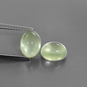  ct natürliche grüner Prehnit-Edelsteine, Oval Schliff, Transparent
