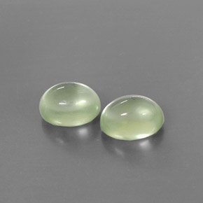  ct natürliche grüner Prehnit-Edelsteine, Oval Schliff, Transparent