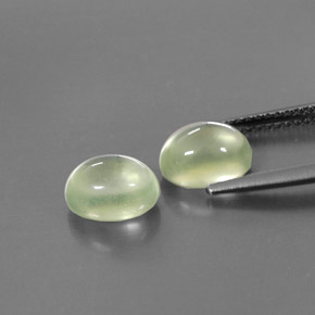  ct natürliche grüner Prehnit-Edelsteine, Oval Schliff, Transparent