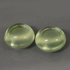  ct natürliche grüner Prehnit-Edelsteine, Transparent, Transparent / Lichtdurchlässig