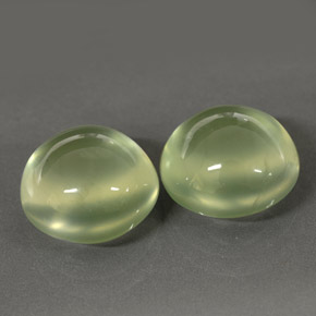  ct natürliche grüner Prehnit-Edelsteine, Transparent, Transparent / Lichtdurchlässig