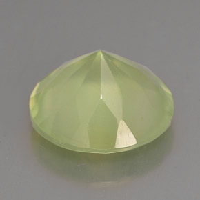5,64 ctw natürlicher grüner Prehnit, Transparent, Transparent / Lichtdurchlässig