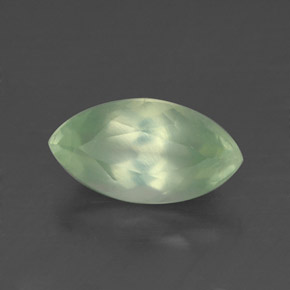 1,19 ctw natürlicher grüner Prehnit, Transparent, Transparent / Lichtdurchlässig