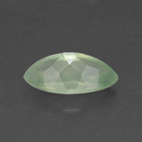 1,19 ctw natürlicher grüner Prehnit, Transparent, Transparent / Lichtdurchlässig