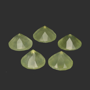  ct natürliche grüner Prehnit-Edelsteine, Transparent, Transparent / Lichtdurchlässig