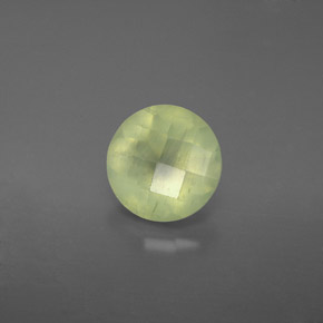 1,94 ctw natürlicher grüner Prehnit, Transparent, Transparent / Lichtdurchlässig
