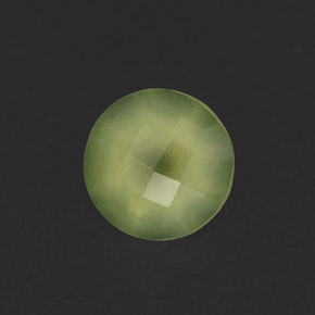 1,81 ctw natürlicher grüner Prehnit, Transparent, Transparent / Lichtdurchlässig