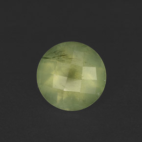 1,99 ctw natürlicher grüner Prehnit, Transparent, Transparent / Lichtdurchlässig