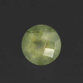 1,99 ctw natürlicher grüner Prehnit, Transparent, Transparent / Lichtdurchlässig