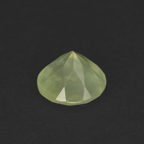 1,99 ctw natürlicher grüner Prehnit, Transparent, Transparent / Lichtdurchlässig