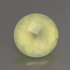 1,77 ctw natürlicher grüner Prehnit, Transparent, Transparent / Lichtdurchlässig
