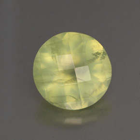 1,94 ctw natürlicher grüner Prehnit, Transparent, Transparent / Lichtdurchlässig