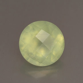 1,94 ctw natürlicher grüner Prehnit, Transparent, Transparent / Lichtdurchlässig