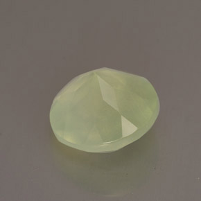 1,94 ctw natürlicher grüner Prehnit, Transparent, Transparent / Lichtdurchlässig