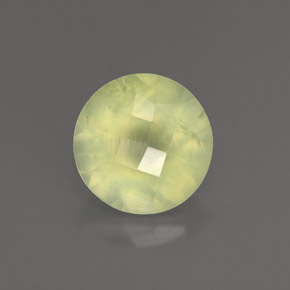 1,87 ctw natürlicher grüner Prehnit, Transparent, Transparent / Lichtdurchlässig