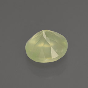 1,87 ctw natürlicher grüner Prehnit, Transparent, Transparent / Lichtdurchlässig
