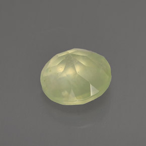 1,91 ctw natürlicher grüner Prehnit, Transparent, Transparent / Lichtdurchlässig