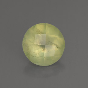 1,91 ctw natürlicher grüner Prehnit, Transparent, Transparent / Lichtdurchlässig