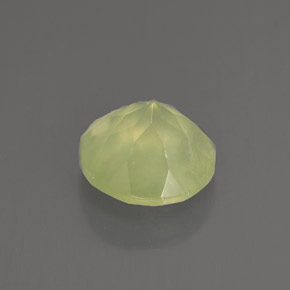 1,91 ctw natürlicher grüner Prehnit, Transparent, Transparent / Lichtdurchlässig