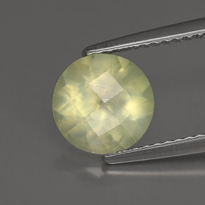 9,17 ctw natürlicher Grün Prehnit, Transparent, Transparent / Lichtdurchlässig