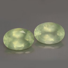  ct natürliche grüner Prehnit-Edelsteine, Transparent, Transparent / Lichtdurchlässig