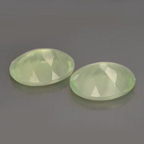  ct natürliche grüner Prehnit-Edelsteine, Transparent, Transparent / Lichtdurchlässig