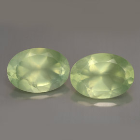  ct natürliche grüner Prehnit-Edelsteine, Transparent, Transparent / Lichtdurchlässig