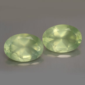  ct natürliche grüner Prehnit-Edelsteine, Transparent, Transparent / Lichtdurchlässig