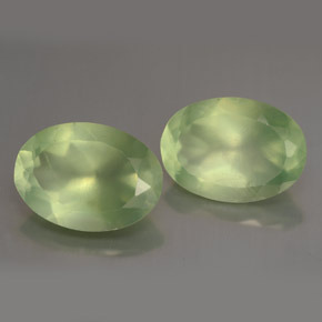  ct natürliche grüner Prehnit-Edelsteine, Oval Schliff, Transparent