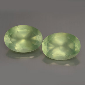  ct natürliche grüner Prehnit-Edelsteine, Oval Schliff, Transparent