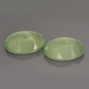 ct natürliche grüner Prehnit-Edelsteine, Oval Schliff, Transparent