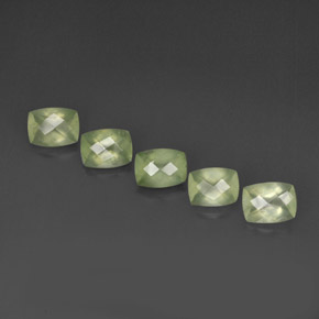  ct natürliche grüner Prehnit-Edelsteine, Transparent, Transparent / Lichtdurchlässig