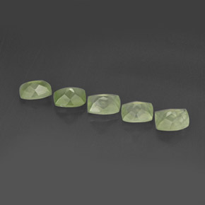  ct natürliche grüner Prehnit-Edelsteine, Transparent, Transparent / Lichtdurchlässig