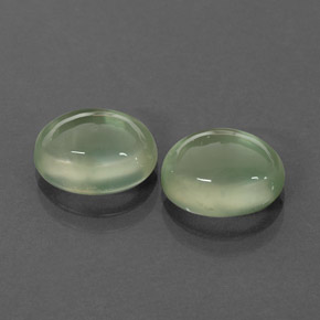  ct natürliche grüner Prehnit-Edelsteine, Transparent, Transparent / Lichtdurchlässig