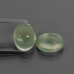  ct natürliche grüner Prehnit-Edelsteine, Transparent, Transparent / Lichtdurchlässig