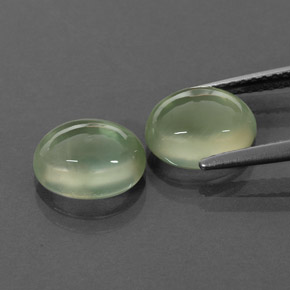  ct natürliche grüner Prehnit-Edelsteine, Transparent, Transparent / Lichtdurchlässig