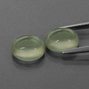  ct natürliche grüner Prehnit-Edelsteine, Transparent, Transparent / Lichtdurchlässig