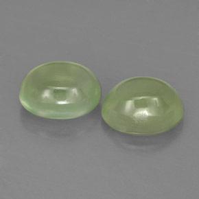  ct natürliche grüner Prehnit-Edelsteine, Transparent, Transparent / Lichtdurchlässig