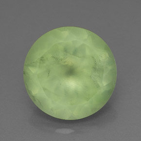 5,72 ctw natürlicher grüner Prehnit, Transparent, Transparent / Lichtdurchlässig