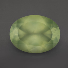 8,93 ctw natürlicher grüner Prehnit, Transparent, Transparent / Lichtdurchlässig