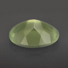 8,93 ctw natürlicher grüner Prehnit, Transparent, Transparent / Lichtdurchlässig