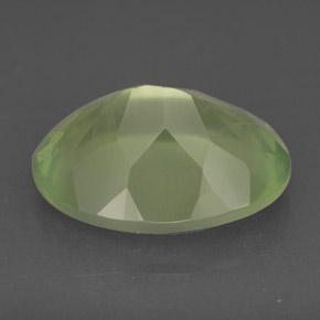9,03 ctw natürlicher grüner Prehnit, Transparent, Transparent / Lichtdurchlässig