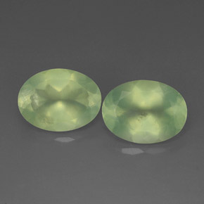  ct natürliche grüner Prehnit-Edelsteine, Transparent, Transparent / Lichtdurchlässig