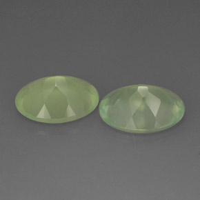  ct natürliche grüner Prehnit-Edelsteine, Transparent, Transparent / Lichtdurchlässig